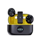 Kablosuz Yaka Mikrofonu, Gürültü Engelleyici Wireless Mikrofon, iPhone ve Android Uyumlu, Canlı Yayın, Vlog, Röportaj ve Video Çekimi İçin, 2’li Set Mıknatıslı Tak Çalıştır