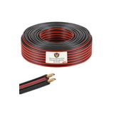 KABLOTECH Siyah Kordon 2X0.75Mm 100 Metre Garantili Yüksek Kalite Cca Kablo Hoparlör Kablo Zayıf Akım