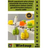 #Kablotutucu Çok Amaçlı Yapışkanlı Duvar Askısı Düzenleyici Organizer El Şekil Kablo Tutucu 10 Adet