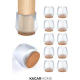 KACAR 16 Adet(2,5 cm Veya 3.2 Cm) Silikon Masa Sandalye Pabuç Koltuk Sandalye Kaydırmaz Zemin Koruyucu