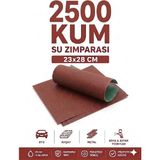 KACAR 23X28CM Su Zımparası - Oto, Ahşap ve Metal Için Hassas Astar ve Yüzey Zımparası - 2500 Kum