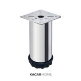Kacar Home 4 Adet 10 Cm Ayarlanabilir Metal Mobilya Kanepe Baza Dolap Koltuk Ayağı Krom Lüx Baza Ayak 42 Çap