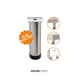 Kacar Home 4 Adet Ayarlı Metal Ayak 15 CM Lüx Baza Dolap Koltuk Mobilya Kanepe Ayağı Krom Destek Ayağı