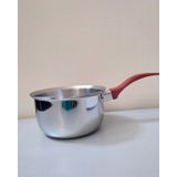 Kaçerola Paslanmaz Çelik Sos Tenceresi, Süt Kaynatma Cezvesi, Yumurta Haşlama Kabı-16 Cm