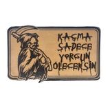 Kaçma Sadece Yorgun Öleceksin Azrail Deri Peç - Arma - Askeri Patch 2