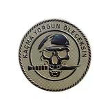 Kaçma Yorgun Öleceksin " Kuru Kafa Patch Arma 7 Cm 3D, 2025 Yeni Model Tip Cırtlı,