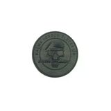 "Kaçma Yorgun Öleceksin " Kuru Kafa Siyah Patch Arma 7 Cm 3D, 2025 Yeni Model Tip Cırtlı,