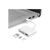 kadan enerji ve güvenlik sistemleri Alfais 5232 Usb Type C To Sd Microsd Tf Kart Okuyucu Usb 3in1 Çevirici Dönüştürücü Adaptör
