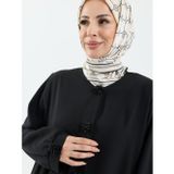 Kadeem Fatma Buhara Taşlı Ferace Siyah - 2620