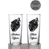 KadehSepeti Kişiye Özel Kurt Rakı Bardağı
