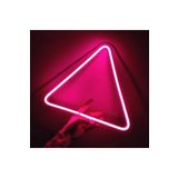 Kadem Neon Led Dekoratif Duvar Aydınlatması Neon Duvar Yazısı Sihirli Led Üçgen