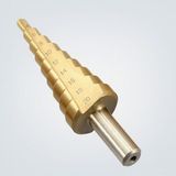 Kademeli Matkap Ucu 4 20 mm Titanyum Kaplama Metal Sac Delme Spiral Uç Seti Konik Basamaklı Çelik - Çok Renkli