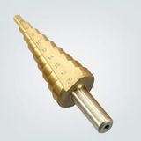 Kademeli Matkap Ucu 4 20 Mm Titanyum Kaplama Metal Sac Delme Spiral Uç Seti Konik Basamaklı Çelik