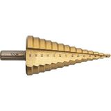 Kademeli Matkap Ucu 4-30 mm Sarı Titanyum Kozalak Panç