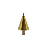 Kademeli Matkap Ucu 4-52 Mm Sarı Titanyum Kozalak 87675432009