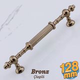 Kader Bronz Metal Kulp 128 Mm- 12.8 Cm Mobilya Çekmece Mutfak Dolabı Dolap Kulpları Kulbu Kulpu