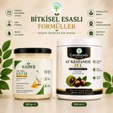 Kader Kaz Yağlı Krem 240 Gr & Çareburada At Kestanesi Jel 500 Ml |İkili Bakım Seti
