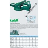 Kadett Tesviyeci Mengene 125'LİK - Yeşil