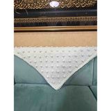 Kadife Bebek Battaniyesi - Ahşap - Beyaz - 130x130