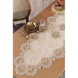 Kadife Dantelli Runner Glen Cappuccino 60 x 120
