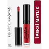 Kadife Dokulu Likit Mat Ruj - Silk Matte Liquid Lipstick - 007 Claret Red - 8690604397365 - Çok Renkli