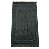 Kadife Inci Seccade Velvet Pearl - Siyah