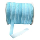 Kadife Kurdele Rulosu(Babyblue) | Çok Renkli 20mm Parti ve Hediye Paketleme