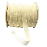 Kadife Kurdele Rulosu(Light Yellow) | Çok Renkli 20mm Parti ve Hediye Paketleme