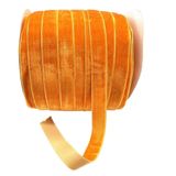 Kadife Kurdele Rulosu(Orange) | Çok Renkli 20mm Parti ve Hediye Paketleme