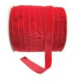 Kadife Kurdele Rulosu(Red) | Çok Renkli 20mm Parti ve Hediye Paketleme