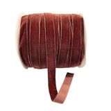 Kadife Kurdele Rulosu(Saddlebrown) | Çok Renkli 20mm Parti ve Hediye Paketleme