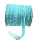 Kadife Kurdele Rulosu(Turquoiseblue) | Çok Renkli 20mm Parti ve Hediye Paketleme