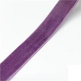 Kadife Kurdele(Grey Purple,10mm x 5yards) | Çok Renkli Çoklu Boyutlar: Parti Dekoru Zanaat Hediye Paketleme