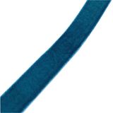 Kadife Kurdele(Peacock Blue,20mm x 5yards) | Çok Renkli Çoklu Boyutlar: Parti Dekoru Zanaat Hediye Paketleme