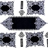 KADİFE LUX YEMEK SUNUM TAKIMI,19 PARÇA,6 KİŞİLİK