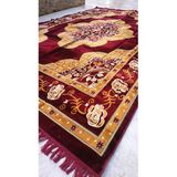 Kadife Oymalı 6 M2 Halı Örtüsü Kilim Duvar Halısı