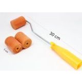 Kadife Rulo Fırça 5 cm. 3 Yedeklli