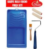 Kadife Rulo Fırça Seti 10cm