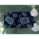 Kadife Tropik Desenli 90X180 Cm Outlet Plaj Havlusu Baveno