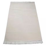 Kadife Velur Seccade Düz Renk (70x110 cm. Krem)