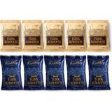 Kadıköy Kahvesi 10X100G Türk Kahvesi Seti (5 Klasik + 5 Damla Sakızlı) %100 Arabica Bol Köpüklü - 1000 gram