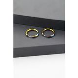 Kadın 316L Paslanmaz Çelik Basic Klipsli 1.5 Cm Halka Küpe