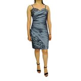 Kadın Abiye Elbise Kısa PRT077004 GRİ 36