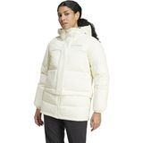 Kadın Adidas Xpl Goose Jkt Mont S Beden Beyaz Renk Dokuma Kumaş Şıklığı