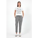 Kadın Alian Antrasit Beli Lastikli Summer Gabardin Pantolon