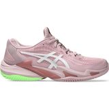 Kadın Asics Court Ff 3 Clay Tenis Ayakkabısı 1042A221-701 Morganite/white Nefes Alabilir Yapı ile Günlük Kullanıma Uygun - Pembe