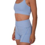 Kadın Askılı Spor Sütyeni Mavi S - C904