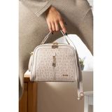 Kadın Ayarlanabilir Askılı El ve Omuz Çantası Orijinal Just Polo Shopper - Taş