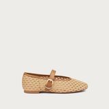 Kadın Babet 69V3 Frau Orzo Raffıa Ballet Flats - Çok Renkli