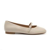 Kadın Babet 70P5 Frau Leather Ballet Flats With Strap